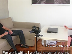 Fucks Handsome Guy In Office