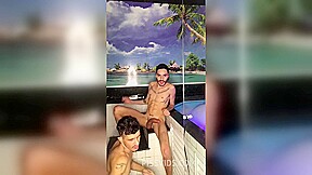 Fudi com dotado na piscina do motel, tomei muita leitada - PissVids