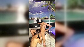 Fudi com dotado na piscina do motel, tomei muita leitada - PissVids