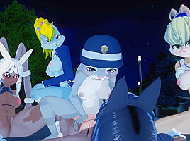 Furry) Rabbit Gangbang - 3d Hentai And Hentai 3d