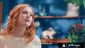 GIRLSWAY Femdom MILF Dee Williams Has Naughty Sex With TIED UP Petite Redhead Scarlet Skies