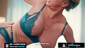 GIRLSWAY Femdom MILF Dee Williams Has Naughty Sex With TIED UP Petite Redhead Scarlet Skies