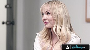 GIRLSWAY - Gorgeous April Olsen And Her Rivals Have To Fuck Their Way For A BIG Promotion