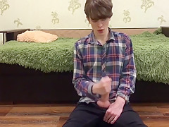Gay Boy In I Like Cum Every Single Day ! Jerking Off Perfect Boy