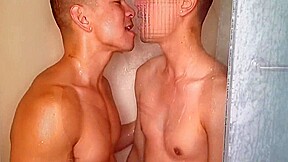 Gay Muscle Stepdad And Hot Skinny Stepson Hotel Fucked At Shower In Bangkok