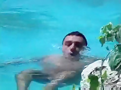 Gay orgy outdoors with anal