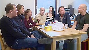 German Anal student 18+ in the Kitchen