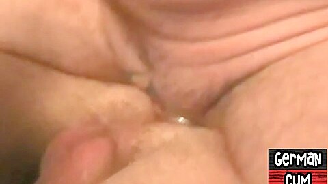 German amateur DILF facial jizzed by BFs cock after anal