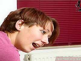 German teen 18+ punishment funny story with spanking