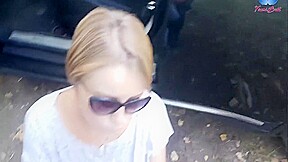 Get A Prostitute To A Public Beach And Made Her Suck Outdoor