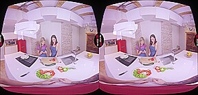 Gina Gerson Henessy Kevin White in Cooking lesson - VirtualRealPorn