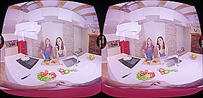 Gina Gerson Henessy Kevin White in Cooking lesson - VirtualRealPorn