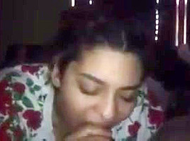 Glorious blowjob from gorgeous babe