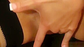 Godly lady in passionate masturbation porn video