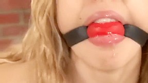 Goldie Cox Ballgagged