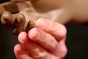 Gorgeous tranny anal fucks custodian