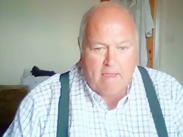 Grandpa cum on cam 2