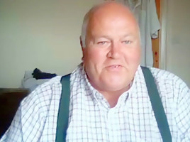 Grandpa cum on cam 2