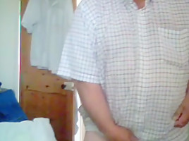 Grandpa cum on cam 2