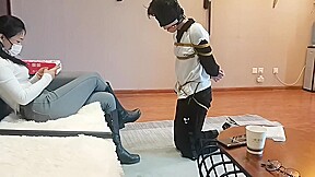 Guy Tied Up By Girl
