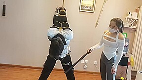Guy Tied Up By Girl