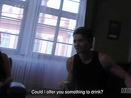 HUNT4K  Skinny babe Erica Black needs a lot of cash thats why she becomes slut
