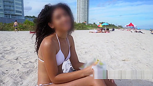 Hairy cunt brunette banged outdoor