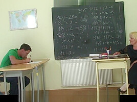 Hairy granny teacher and boys teen 18+