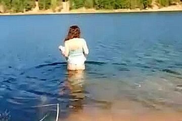Hairy in the lake