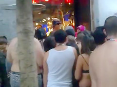 Half-naked students 18+ on my street