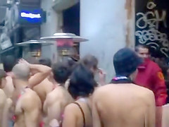 Half-naked students 18+ on my street