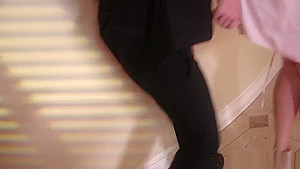 Handcuffed redhead takes anal bdsm sex