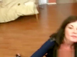 Handjob Loving Milf Wanking His Cock