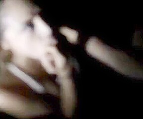 Handsome hirsute young slut Kristina Rose giving a great blow job