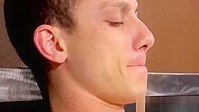 Handsome twink Phillip fucks a fleshlight with a huge cock