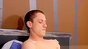 Handsome twink Phillip fucks a fleshlight with a huge cock