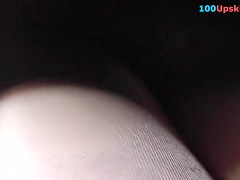 Hawt upskirt in public transport