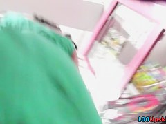 Hawt view from a real upskirt professional