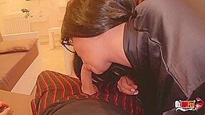 He Put His Dick In The Popcorn For Sexy Stepmom