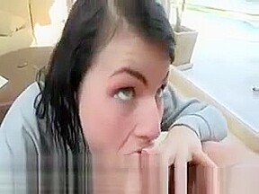Heather Night _ teen 18+ Brunette Sucking Then Getting Her