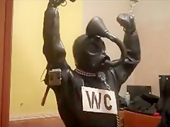 Heavy Rubber Piss Gimp