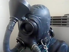 Heavy Rubber Piss Gimp