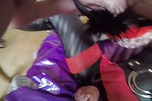 Hooded Slut Worship Heels, Feet And Cock