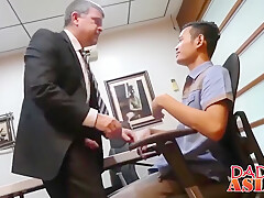 Horny Asian Twink Gets His Asshole Streched By His Boss2