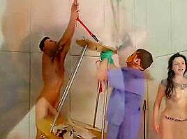 Horny Girl Was Brought In Butt Hole Asylum For Painful Thera