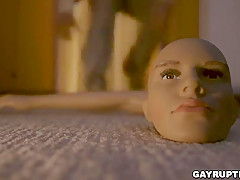 Horny Has Sex With Mannequin With Del Ray And Elliot Finn