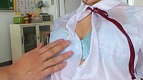 Horny Japanese chick Tsukasa Aoi in Amazing Blowjob, Girlfriend JAV scene
