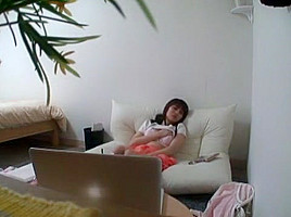Horny Japanese model Honami Isshiki in Fabulous Masturbation JAV scene