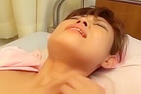 Horny Japanese nurse gives special treatment
