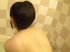 Horny Japanese slut Akane Iizuka in Amazing Shower JAV scene